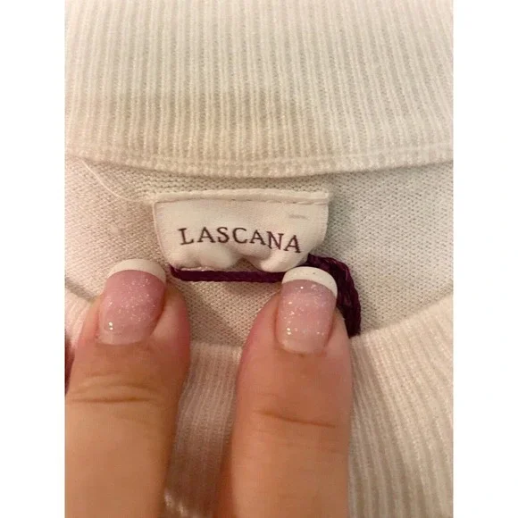 Lascana Womens Sweater Dress Black Cream Terra Cotta Sz 12 US NWT SUPER SOFT - Picture 2 of 5